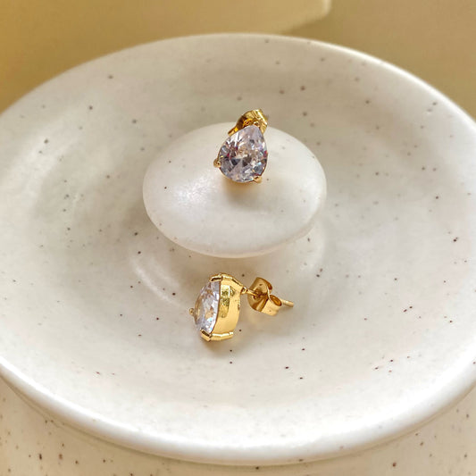 Gold Diamond Earings