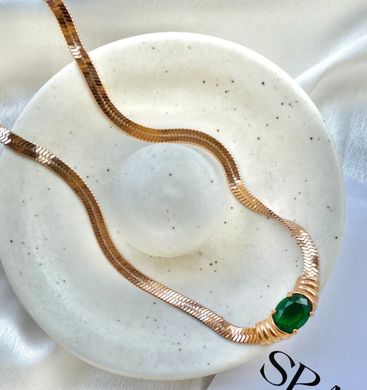 Emerald Twilight Necklace