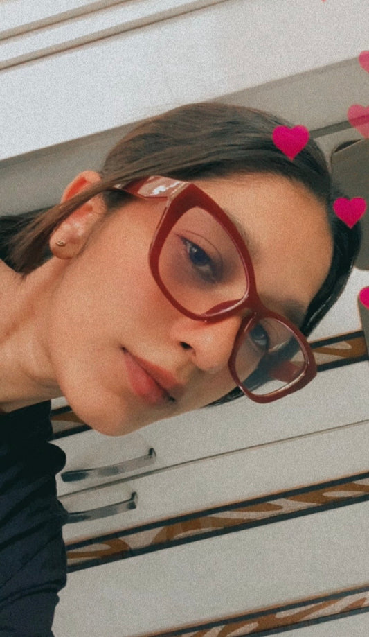 Lovie Red Glass