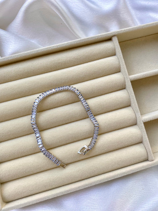 White Tennis Bracelet