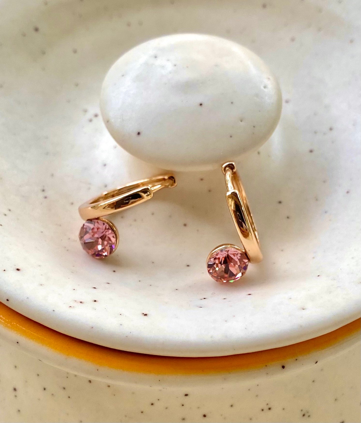 Pink Kiss Hoops