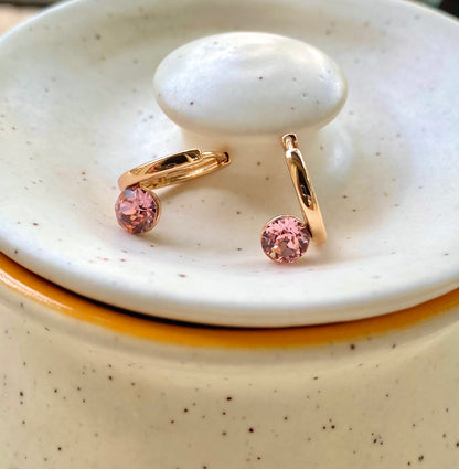 Pink Kiss Hoops
